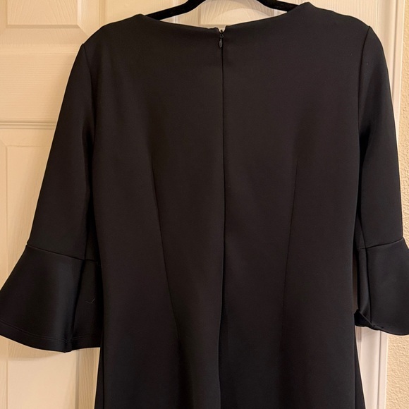 New York & Company Women’s Black Women's office Dress size Medium bell sleeves - Picture 5 of 6